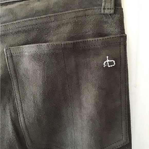 💕HOST PICK💕 NWOT Rag & Bone Loden Stretch Suede Skinny Jeans - Picture 13 of 13